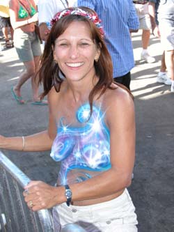 Body Painting 2004 photo - Duval Street, Key West